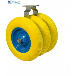 Колеса неповоротные тройные Серия 29 Norma High Specail с крепежной панелью 